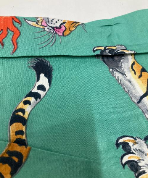 WACKO MARIA（ワコマリア）WACKO MARIA (ワコマリア) tim lehi (ティム リーハイ) タイガーアロハシャツ グリーン サイズ:Mの古着・服飾アイテム