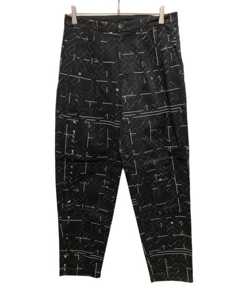 CE(CAV EMPT)（-）CE(CAV EMPT) (-) グラフィックパンツ ブラック サイズ:Mの古着・服飾アイテム