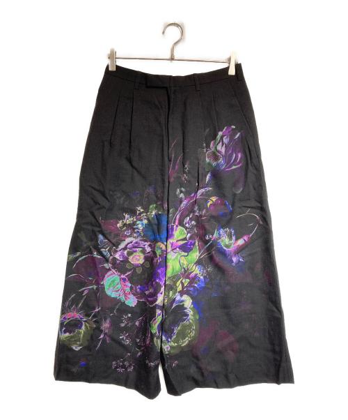 LAD MUSICIAN（ラッドミュージシャン）LAD MUSICIAN (ラッドミュージシャン) 2Tuck Cropped Wide Slacks ブラック サイズ:42の古着・服飾アイテム