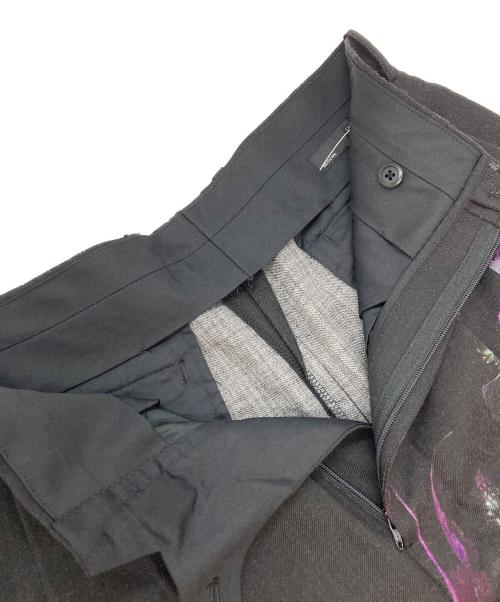 LAD MUSICIAN（ラッドミュージシャン）LAD MUSICIAN (ラッドミュージシャン) 2Tuck Cropped Wide Slacks ブラック サイズ:42の古着・服飾アイテム