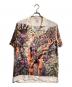 endless joy（エンドレスジョイ）の古着「グラフィックアートオープンカラーシャツ/Graphic art open-collar shirt」｜ベージュ