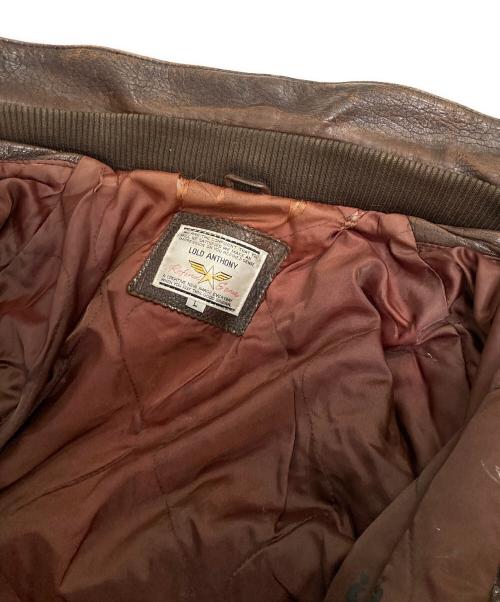 LOLD ANTHONY（ロードアンソニー）LOLD ANTHONY (ロードアンソニー) レザージャケット ブラウン サイズ:Lの古着・服飾アイテム