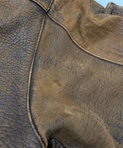 LOLD ANTHONY（ロードアンソニー）LOLD ANTHONY (ロードアンソニー) レザージャケット ブラウン サイズ:Lの古着・服飾アイテム