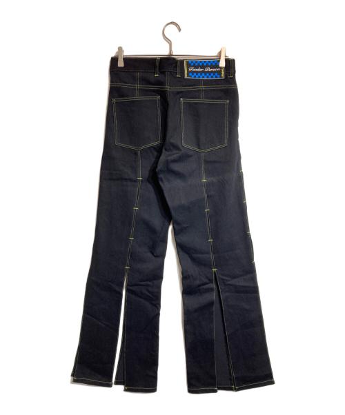 TENDER PERSON（テンダ―パーソン）TENDER PERSON (テンダ―パーソン) BAR TACK DENIM PANTS ブラック サイズ:3の古着・服飾アイテム