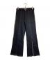 TENDER PERSON（テンダ―パーソン）の古着「BAR TACK DENIM PANTS」｜ブラック