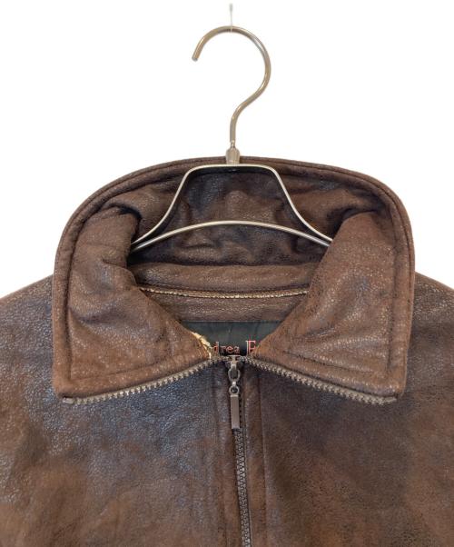 Andrea Faye（アンドレアフェイ）Andrea Faye (アンドレアフェイ) ジャケット ブラウン サイズ:不明の古着・服飾アイテム