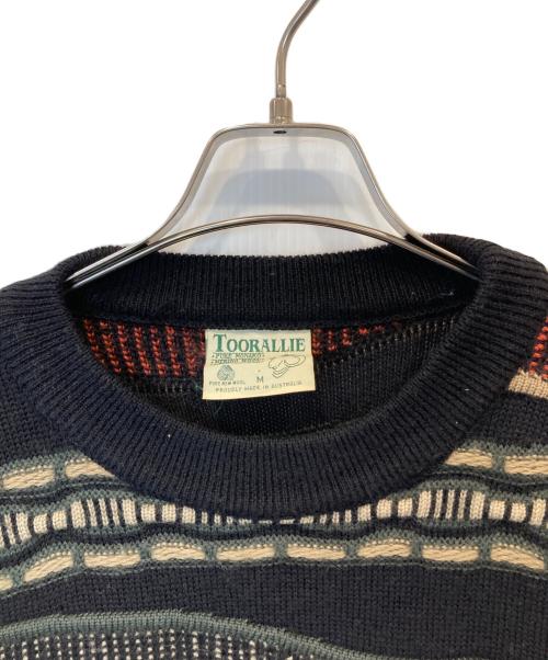 TOORALLIE（トーラリー）TOORALLIE (トーラリー) 3Dニット ブラック サイズ:Mの古着・服飾アイテム