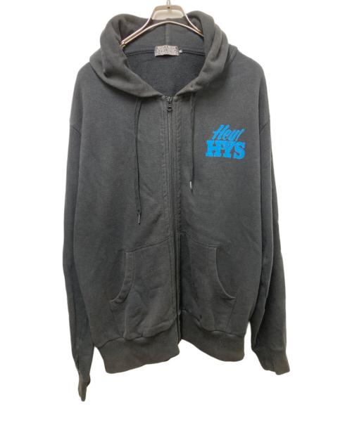 histeric（ヒステリック）histeric (ヒステリック) HEY! ヘイ ジップパーカー ブラック サイズ:XLの古着・服飾アイテム