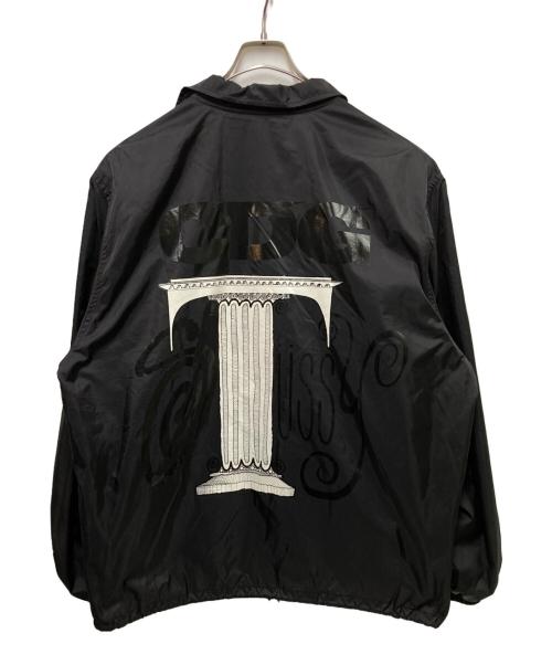 CDG（シーディージー）CDG (シーディージー) stussy (ステューシー) コーチジャケット ブラック サイズ:XLの古着・服飾アイテム