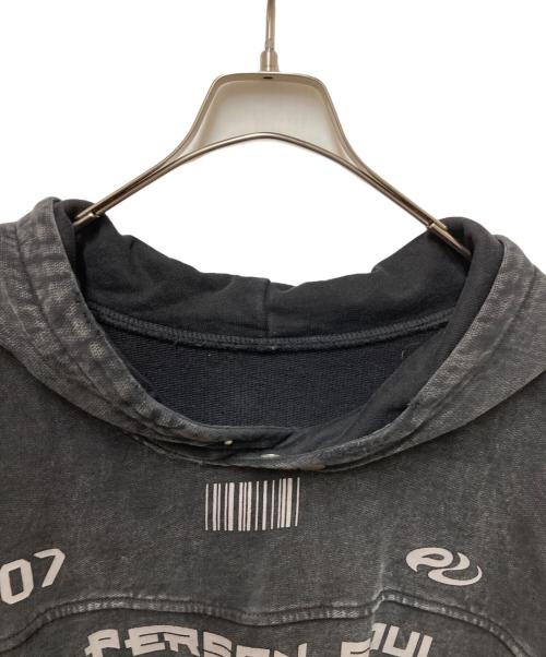 PERSONSOUL（パーソンソウル）PERSONSOUL (パーソンソウル) ヴィンテージ加工パーカー ブラック サイズ:Sの古着・服飾アイテム