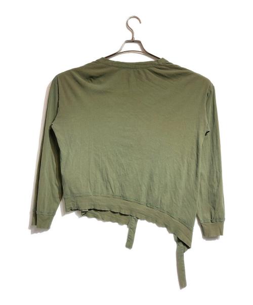 GROUND Y（グラウンドワイ）GROUND Y (グラウンドワイ) デザインカーディガン グリーン サイズ:１の古着・服飾アイテム