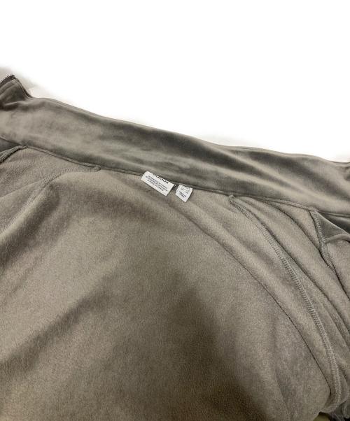 adidas（アディダス）adidas (アディダス) ベルベット オーバーサイズ トラックトップ グレー サイズ:XLの古着・服飾アイテム