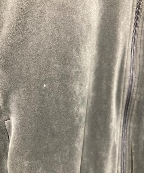 adidas（アディダス）adidas (アディダス) ベルベット オーバーサイズ トラックトップ グレー サイズ:XLの古着・服飾アイテム