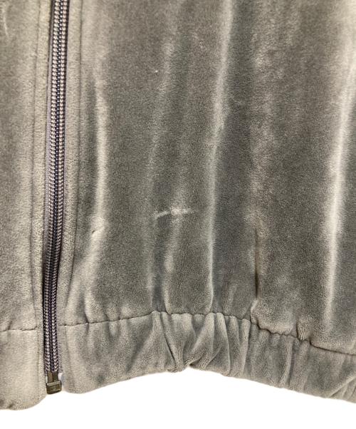 adidas（アディダス）adidas (アディダス) ベルベット オーバーサイズ トラックトップ グレー サイズ:XLの古着・服飾アイテム