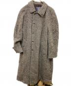 Burberry'sバーバリー）の古着「ツイードバルマカンコート」｜ブラック×ブラウン