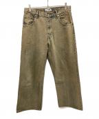 FOLLフォル）の古着「tonal overdye wardrobe jeans」｜ブラウン