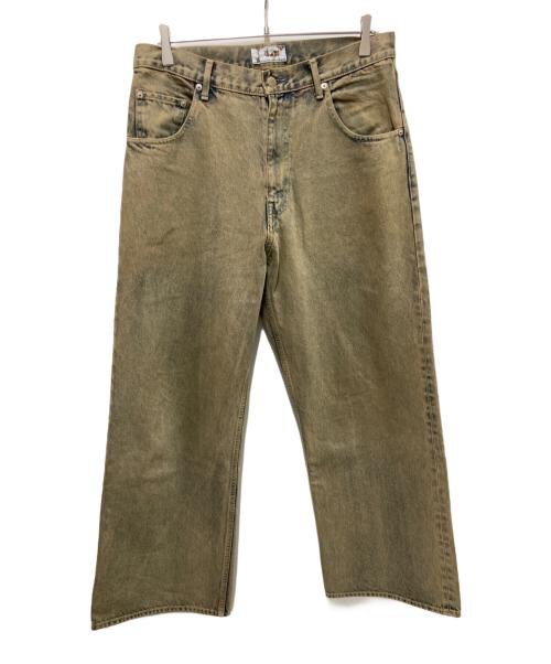 FOLL（フォル）FOLL (フォル) tonal overdye wardrobe jeans ブラウン サイズ:3の古着・服飾アイテム