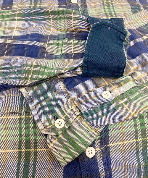 stussy（ステューシー）stussy (ステューシー) チェックシャツ ネイビー サイズ:XLの古着・服飾アイテム