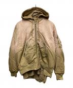 DIESELディーゼル）の古着「G-KAMILA グラデーションボンバージャケット」｜ブラウン