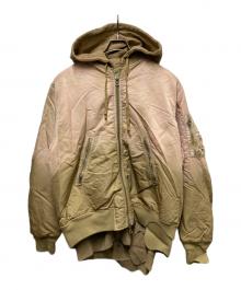 DIESEL（ディーゼル）の古着「G-KAMILA グラデーションボンバージャケット」｜ブラウン