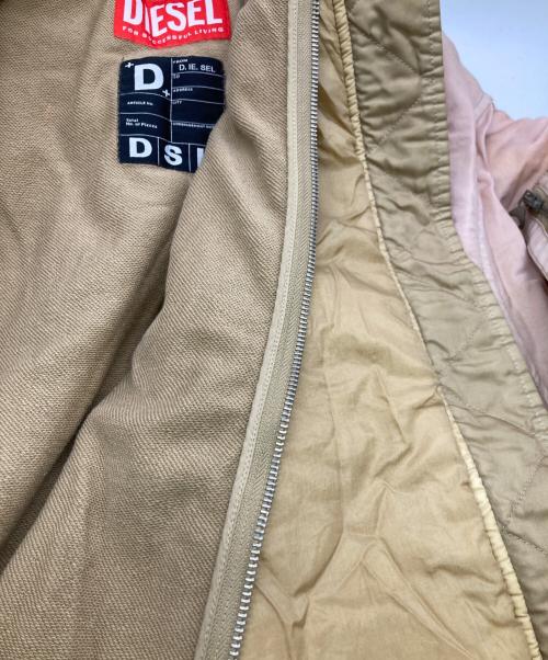 DIESEL（ディーゼル）DIESEL (ディーゼル) G-KAMILA グラデーションボンバージャケット ブラウン サイズ:46の古着・服飾アイテム