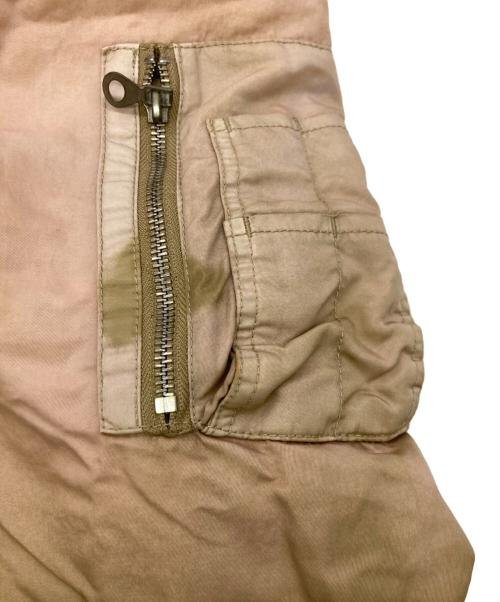 DIESEL（ディーゼル）DIESEL (ディーゼル) G-KAMILA グラデーションボンバージャケット ブラウン サイズ:46の古着・服飾アイテム