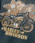 中古・古着 HARLEY-DAVIDSON (ハーレーダビッドソン) ラウンドネックプリントカットソー ブラック サイズ:M：6000円