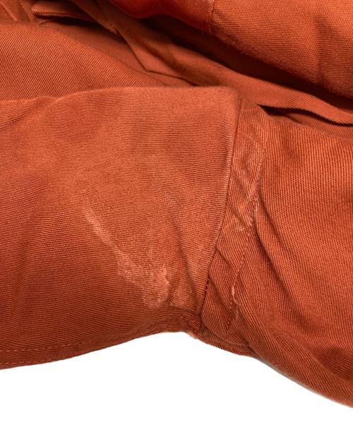 Pilgrim（ピルグリム）Pilgrim (ピルグリム) ループカラーレーヨンシャツ ブラウン サイズ:Ｓの古着・服飾アイテム