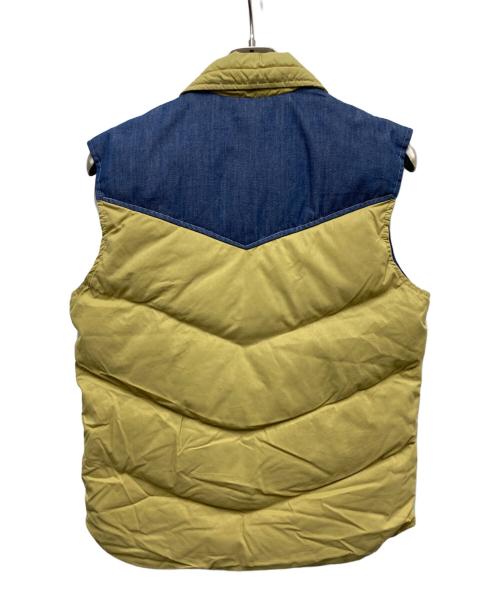 SKI LEVI'S（スキーリーバイス）SKI LEVI'S (スキーリーバイス) ダウンベスト ネイビー×ベージュ サイズ:Ｍの古着・服飾アイテム