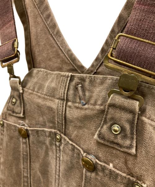 CarHartt（カーハート）CarHartt (カーハート) ダックダブルニーオーバーオール ブラウン サイズ:不明の古着・服飾アイテム