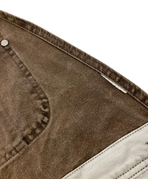 CarHartt（カーハート）CarHartt (カーハート) ダックダブルニーオーバーオール ブラウン サイズ:不明の古着・服飾アイテム