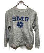 Championチャンピオン）の古着「カレッジプリントスウェット」｜グレー