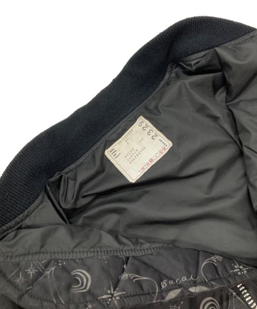 sacai（サカイ）sacai (サカイ) Dr.Woo BANDANA PRINT MA-1 BOMBER JACKET ブラック サイズ:2の古着・服飾アイテム