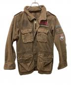 Hysteric Glamourヒステリックグラマー）の古着「M-65タイプ ワッペン付ジャケット」｜ブラウン