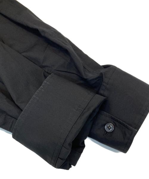 s'yte（サイト）s'yte (サイト) 花刺繍レギュラーカラーブロードロングシャツ ブラック サイズ:3の古着・服飾アイテム