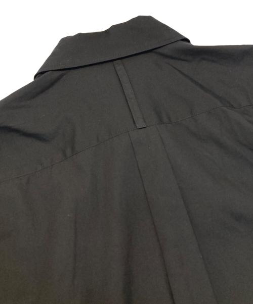 s'yte（サイト）s'yte (サイト) 花刺繍レギュラーカラーブロードロングシャツ ブラック サイズ:3の古着・服飾アイテム