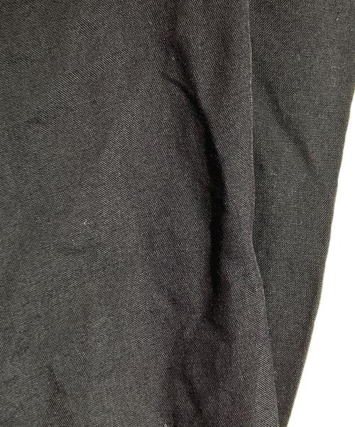 COMME des GARCONS SHIRT（コムデギャルソンシャツ）COMME des GARCONS SHIRT (コムデギャルソンシャツ) ポリエステルジップスリーブシャツ ブラック サイズ:Ｌの古着・服飾アイテム