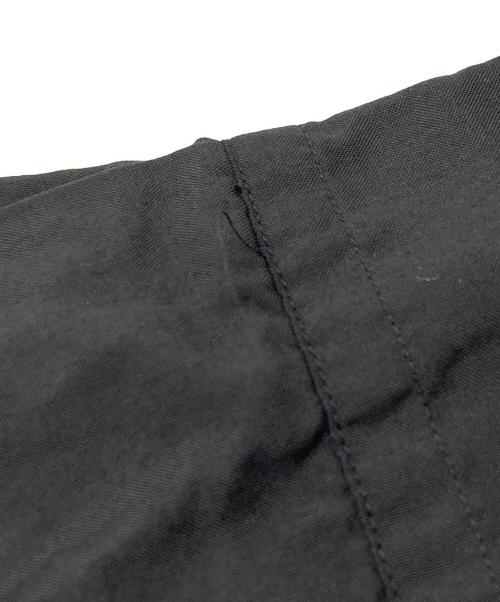 COMME des GARCONS SHIRT（コムデギャルソンシャツ）COMME des GARCONS SHIRT (コムデギャルソンシャツ) ポリエステルジップスリーブシャツ ブラック サイズ:Ｌの古着・服飾アイテム