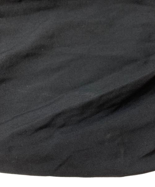 COMME des GARCONS SHIRT（コムデギャルソンシャツ）COMME des GARCONS SHIRT (コムデギャルソンシャツ) ポリエステルジップスリーブシャツ ブラック サイズ:Ｌの古着・服飾アイテム