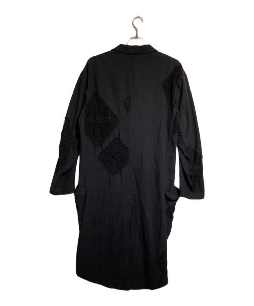 Y's（ワイズ）Y's (ワイズ) ニット切替デザインロングコート ブラック サイズ:1の古着・服飾アイテム