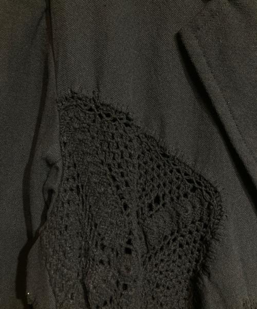 Y's（ワイズ）Y's (ワイズ) ニット切替デザインロングコート ブラック サイズ:1の古着・服飾アイテム