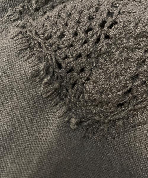 Y's（ワイズ）Y's (ワイズ) ニット切替デザインロングコート ブラック サイズ:1の古着・服飾アイテム