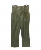 US ARMYユーエスアーミー）の古着「60’Sコットンツイルベイカーパンツ」｜カーキ