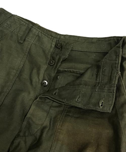 US ARMY（ユーエスアーミー）US ARMY (ユーエスアーミー) 60’Sコットンツイルベイカーパンツ カーキ サイズ:-の古着・服飾アイテム