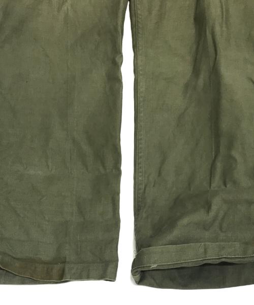 US ARMY（ユーエスアーミー）US ARMY (ユーエスアーミー) 60’Sコットンツイルベイカーパンツ カーキ サイズ:-の古着・服飾アイテム