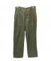 US ARMY（ユーエスアーミー）の古着「60’Sコットンツイルベイカーパンツ」｜カーキ