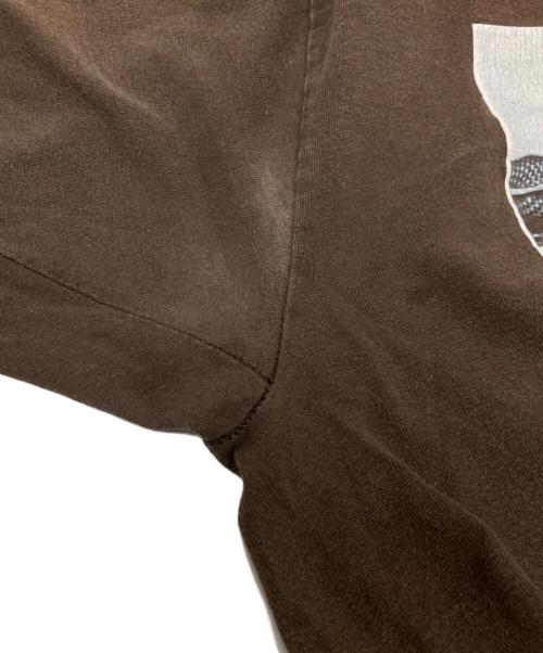 ALSTYLE APPAREL & ACTIVEWEAR（アレスタイルアパレル＆アクティブウェア）ALSTYLE APPAREL & ACTIVEWEAR (アレスタイルアパレル＆アクティブウェア) バンドTシャツ ブラウン サイズ:Lの古着・服飾アイテム