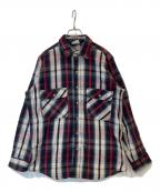 FIVE BROTHERファイブブラザー）の古着「ネルシャツ」｜レッド×ブラック