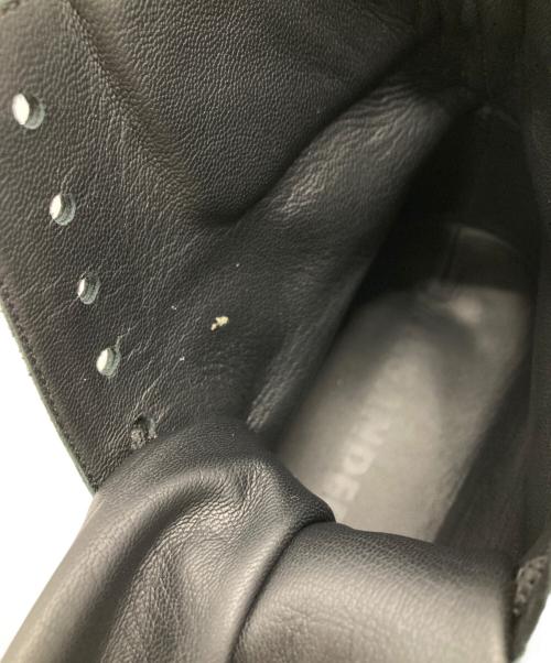 JIL SANDER（ジルサンダー）JIL SANDER (ジルサンダー) ハイカットレザースニーカー ブラック サイズ:41の古着・服飾アイテム