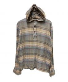 Patagonia（パタゴニア）の古着「AC HOODY」｜グレー×ベージュ